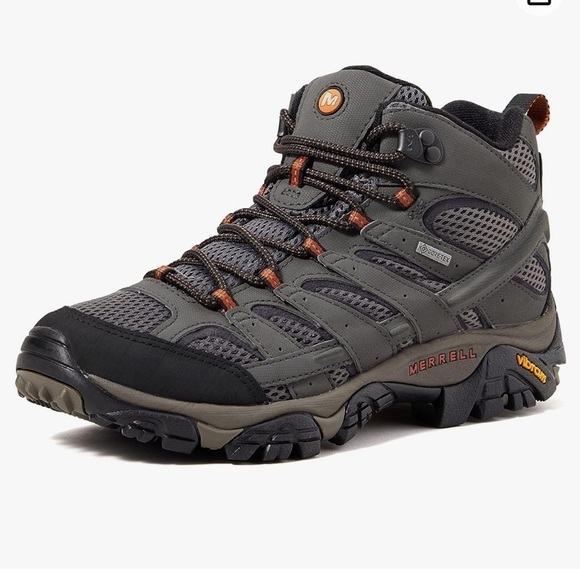 Merrell Men's Moab 2 MID GTX High Rise Hiking Boots, Beluga, 11 NIB